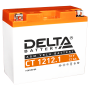 Автомобильный аккумулятор Delta Battery CT 1212.1 12А/ч-12Vст EN155 винтовой прямая 151x70x131